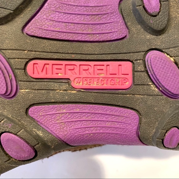 Merrell Mid Lace Boys Girls Trail Hikers - Picture 9 of 10